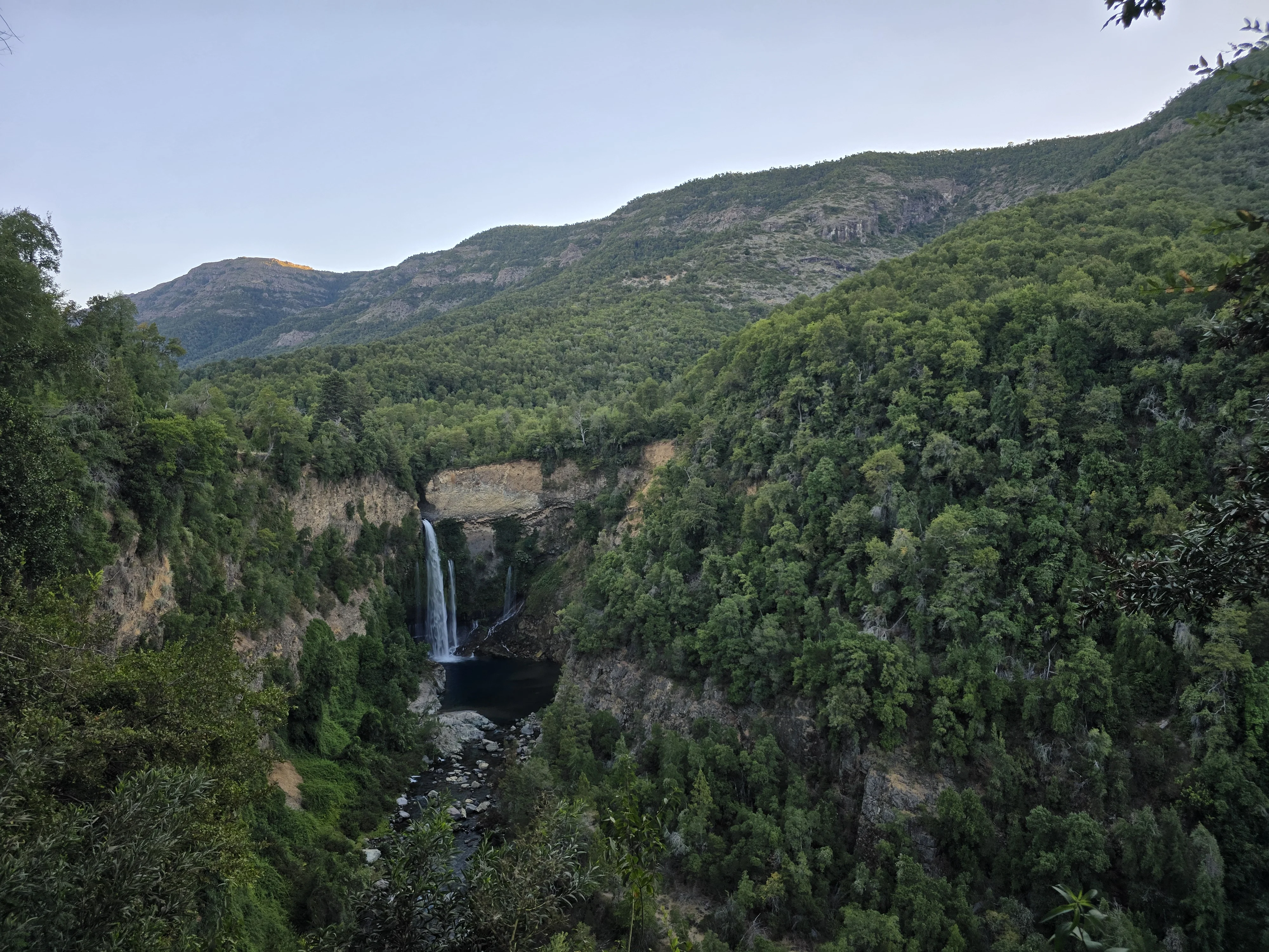 Cascada en bosque nativo del Maule