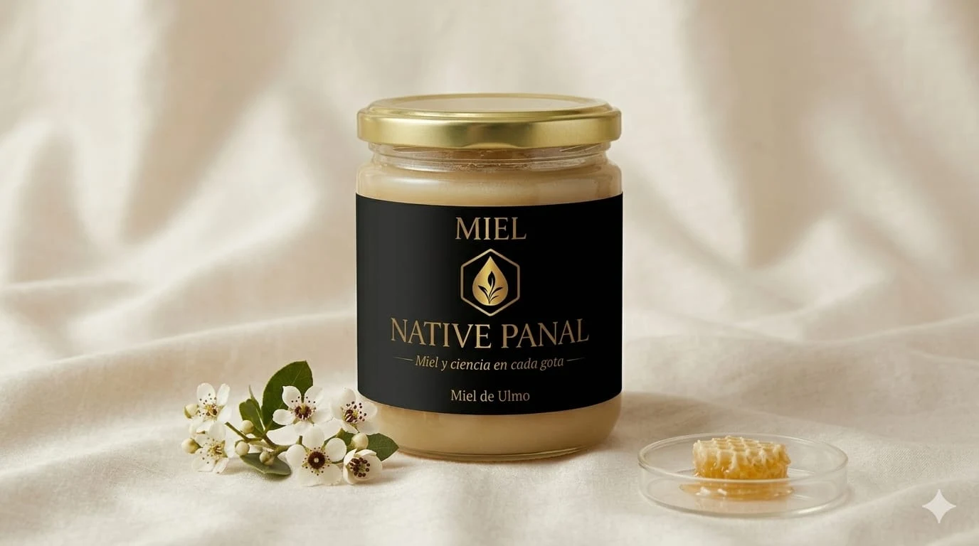 Comprar miel de ulmo Native Panal — frasco vidrio 550g cosecha 2026